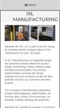 Mobile Screenshot of ixlmanufacturing.com.au